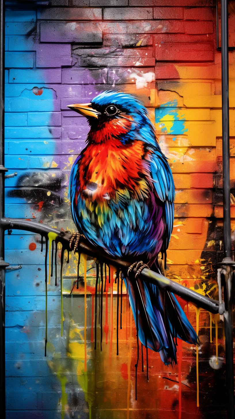 image: Bird Graffiti2